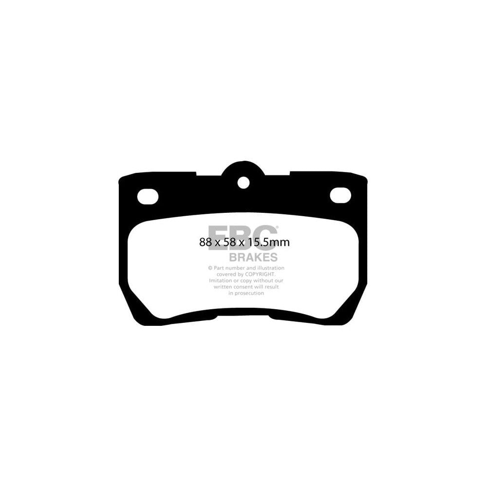 EBC Ultimax Brake Pads 88mm x 58mm DP1586 - Rear