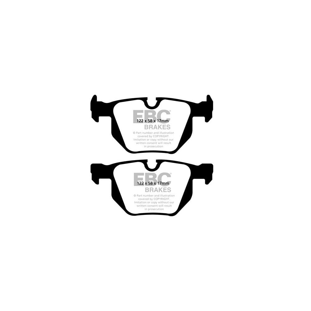 EBC Ultimax Brake Pads 122mm x 58mm DP1588 - Rear