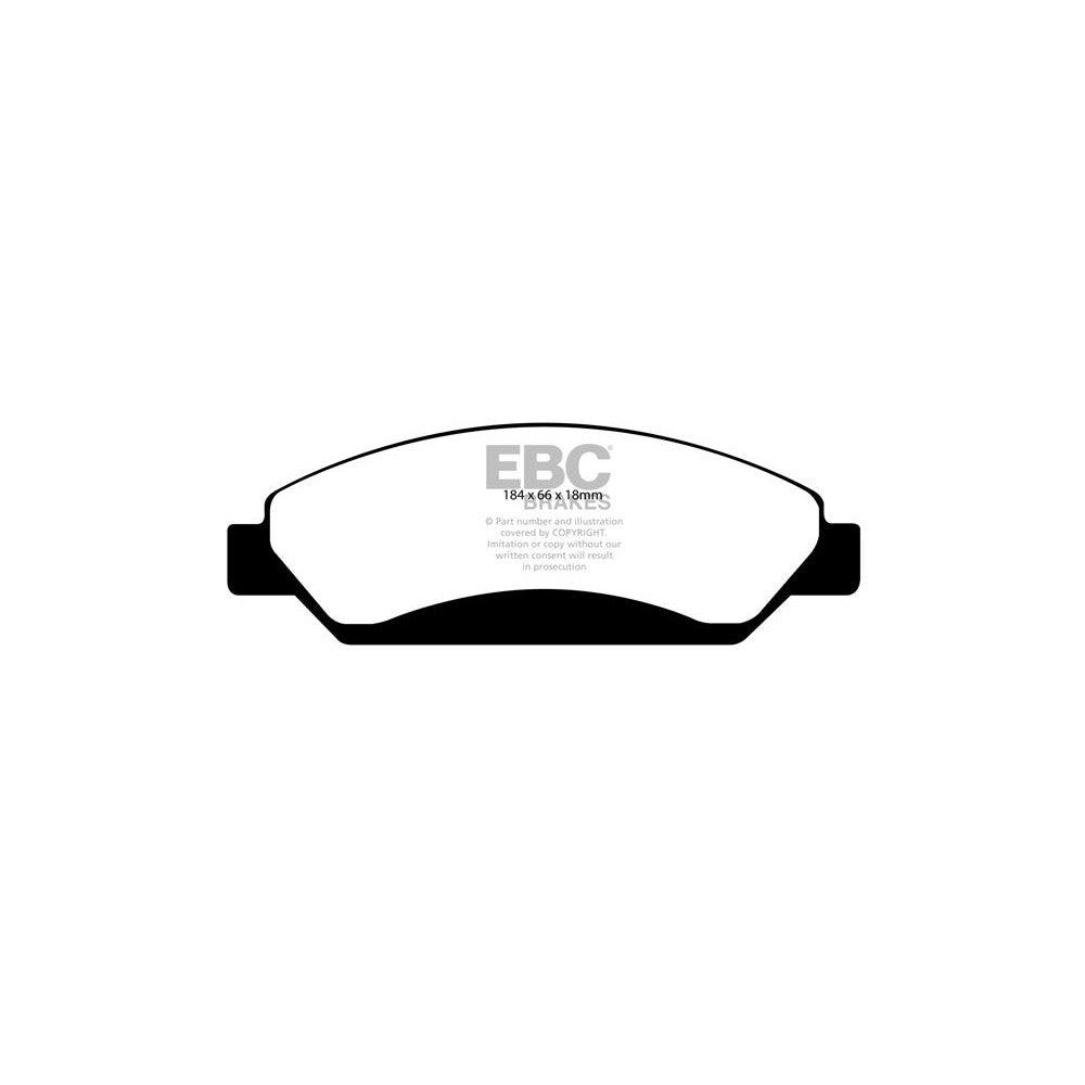 EBC Ultimax Brake Pads 173mm x 59mm DP1742 - Front