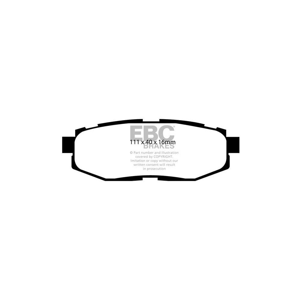 EBC Ultimax Brake Pads 111mm x 40mm DP1758 - Rear
