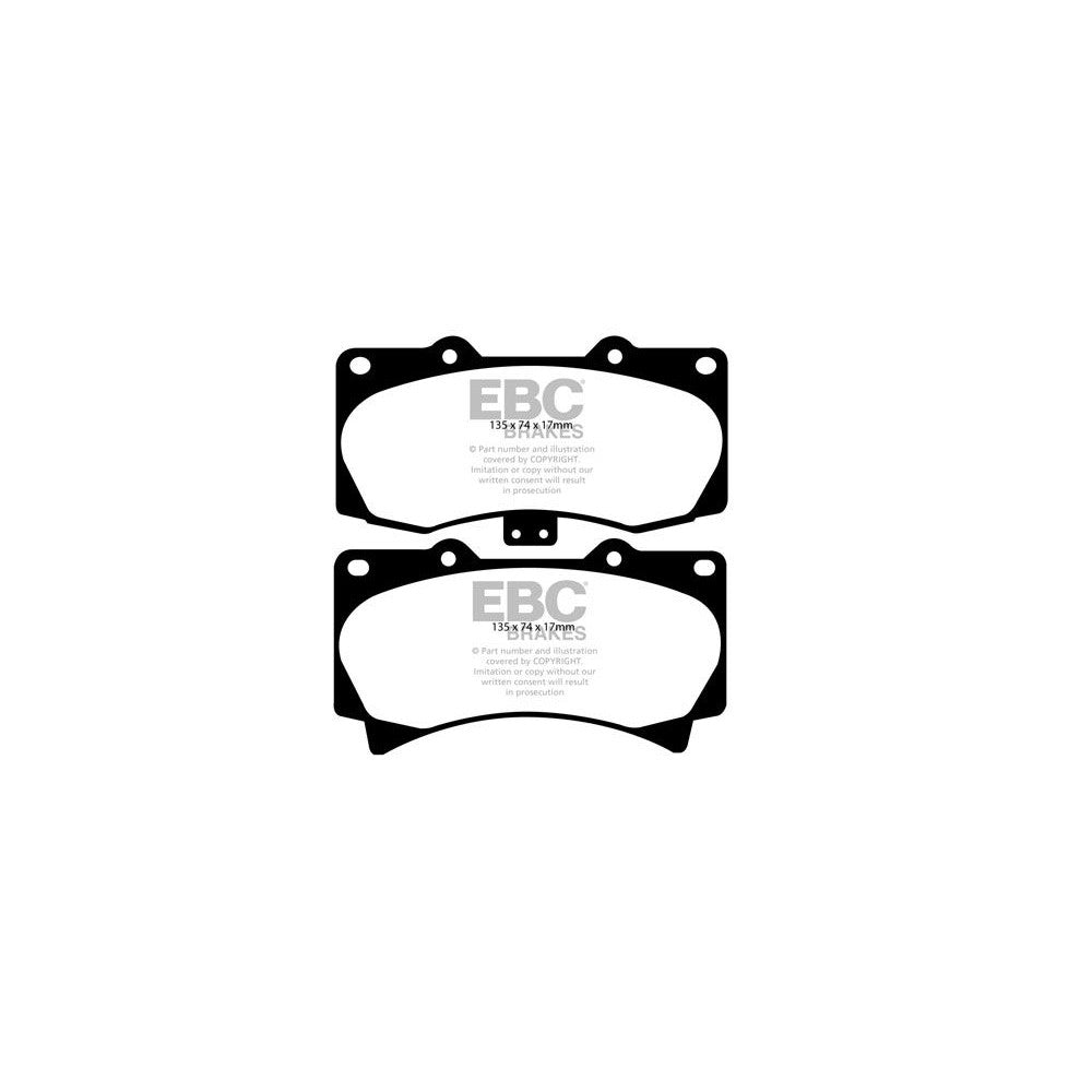 EBC Greenstuff 6000 Brake Pads 135mm x 74mm DP61759 - Front