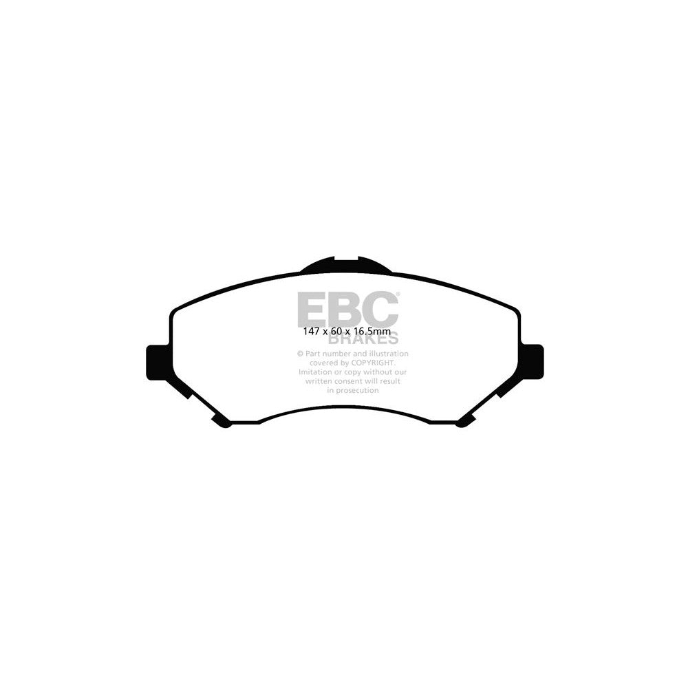 EBC Ultimax Brake Pads 147mm x 60mm DP1798 - Front