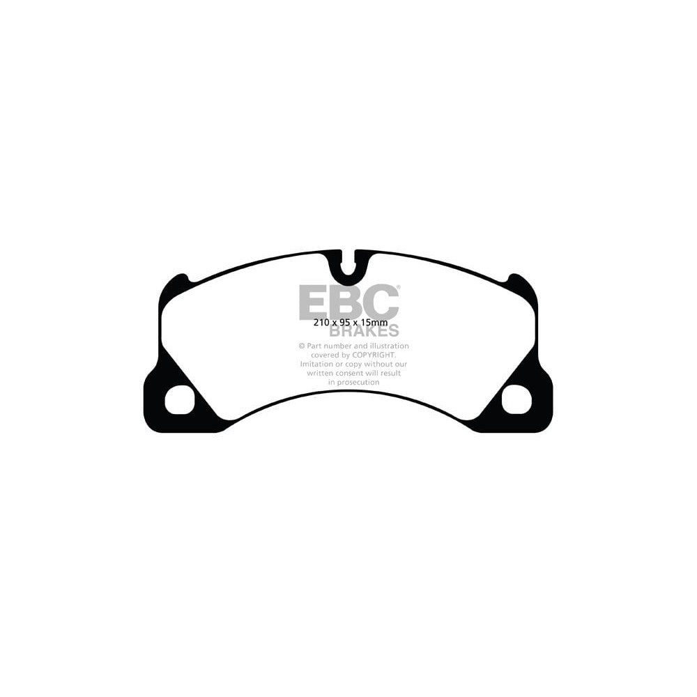 EBC Yellowstuff Brake Pads 210mm x 95mm DP41835R - Front