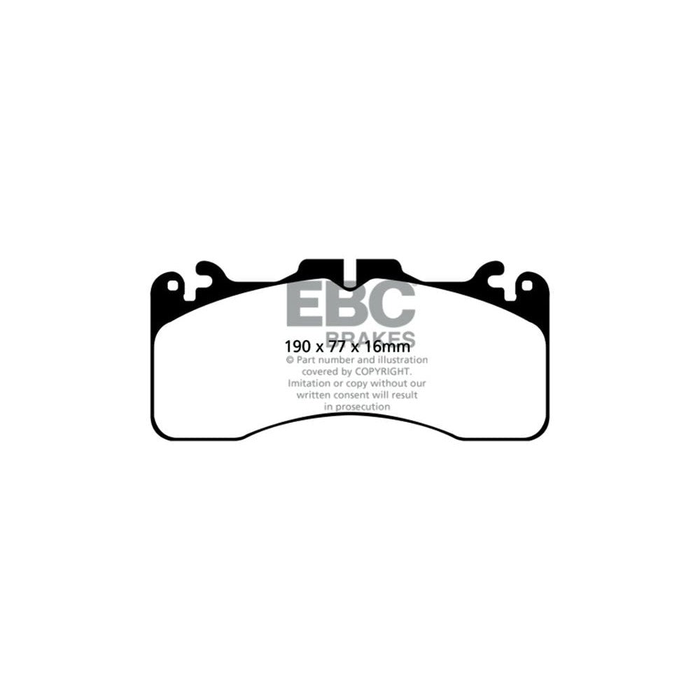 EBC Ultimax Brake Pads 190mm x 77mm DP1867 - Front