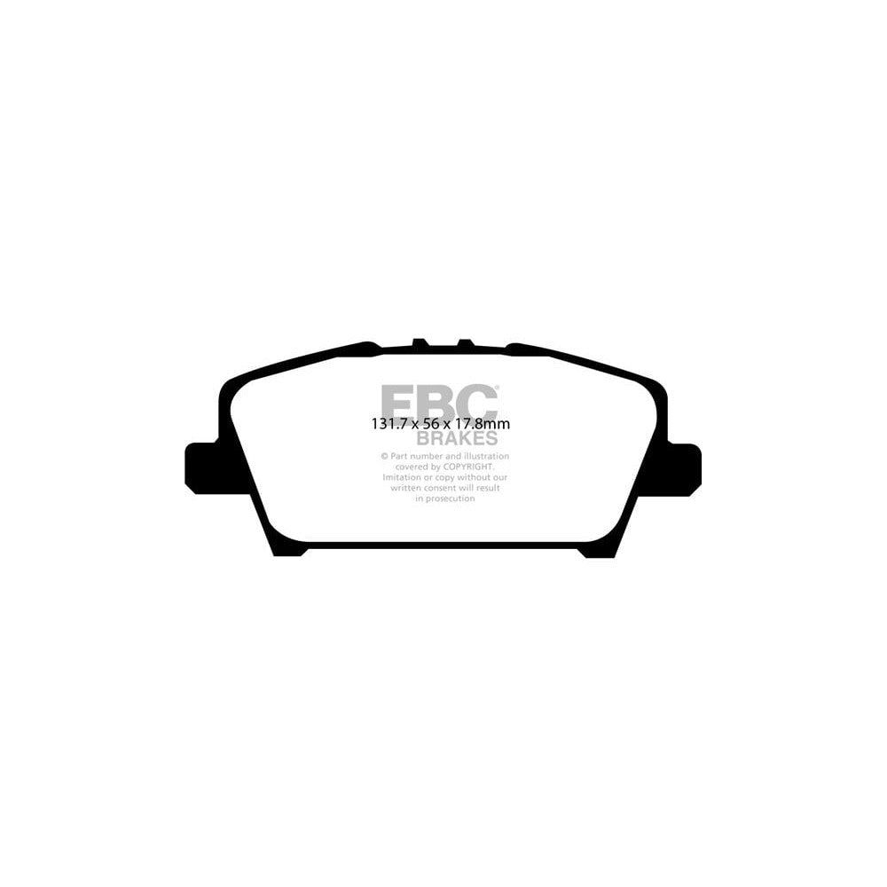 EBC Ultimax Brake Pads 132mm x 56mm DP1901 - Front
