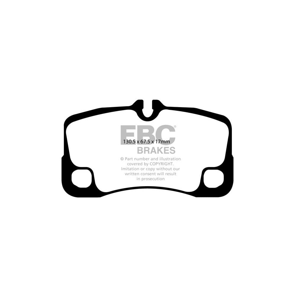 EBC Yellowstuff Brake Pads 130.5mm x 76mm DP41930R - Rear