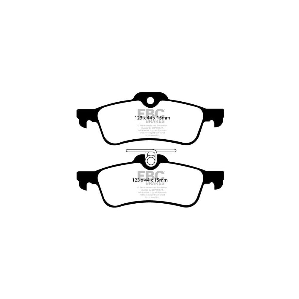EBC Ultimax Brake Pads 123mm x 44mm DP1973 - Rear