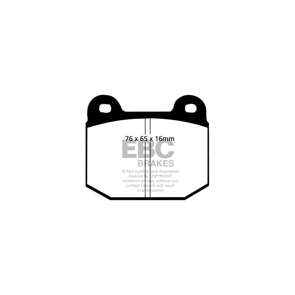 EBC Ultimax Brake Pads 76mm x 65mm DP197 - Front