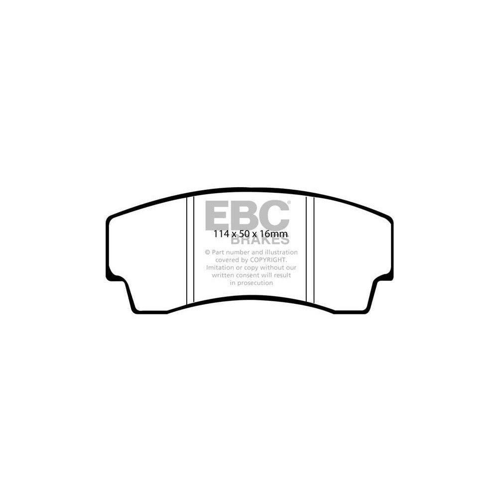 EBC RP-X Brake Pads 114mm x 50mm DP8008RPX - Front