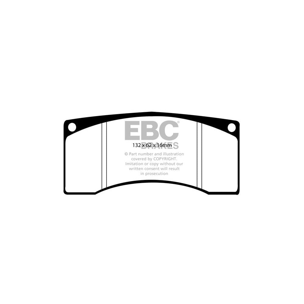 EBC RP-X Brake Pads 132mm x 62mm DP8016RPX - Front