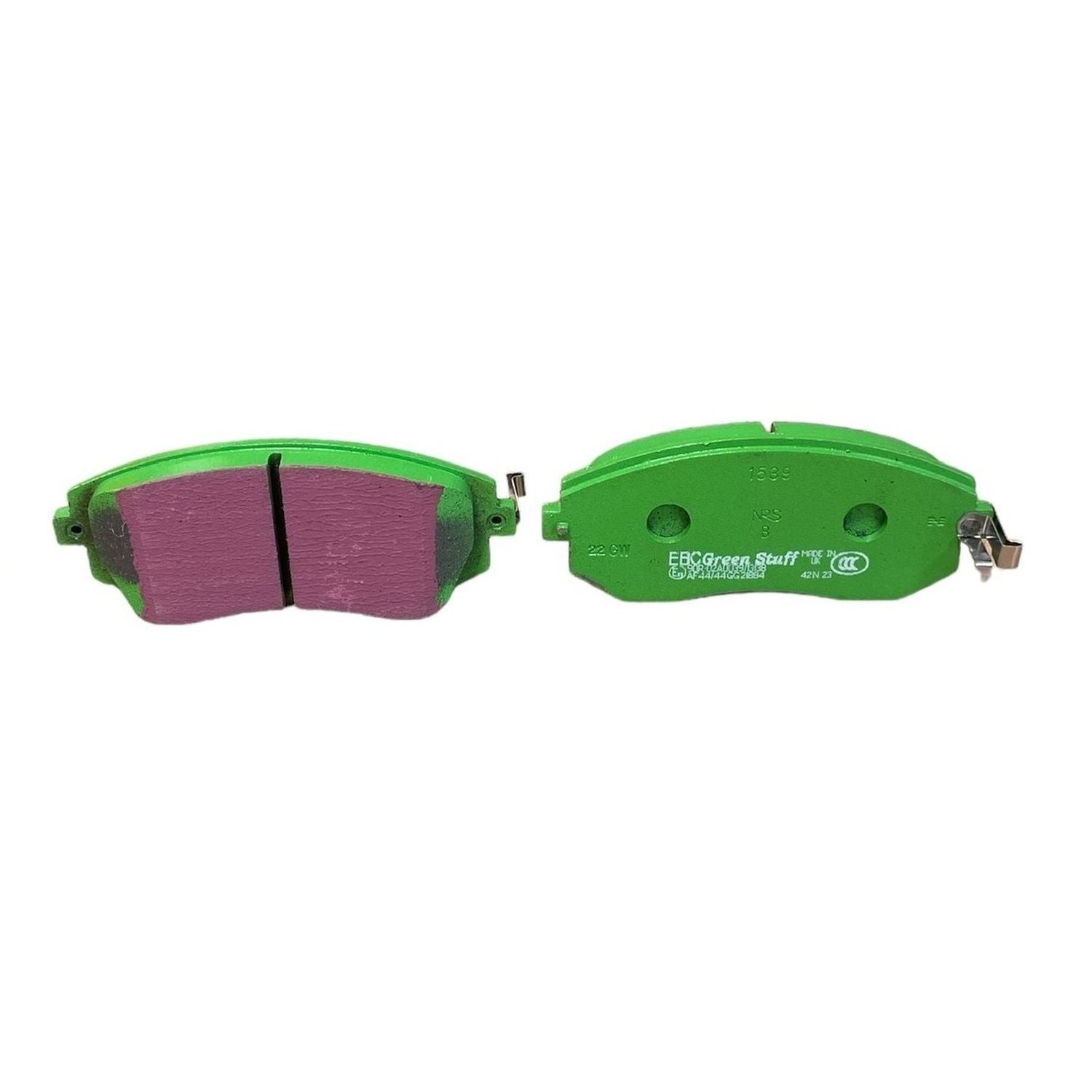 EBC Greenstuff 2000 Brake Pads 137mm x 57mm DP21884 - Front