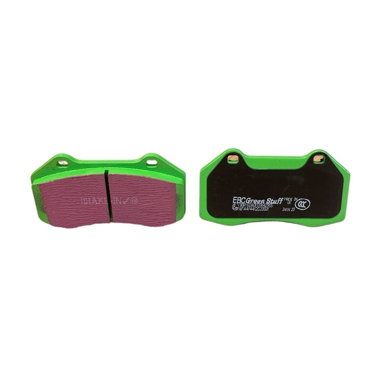 EBC Greenstuff 2000 Brake Pads 125mm x 70mm DP22021 - Front