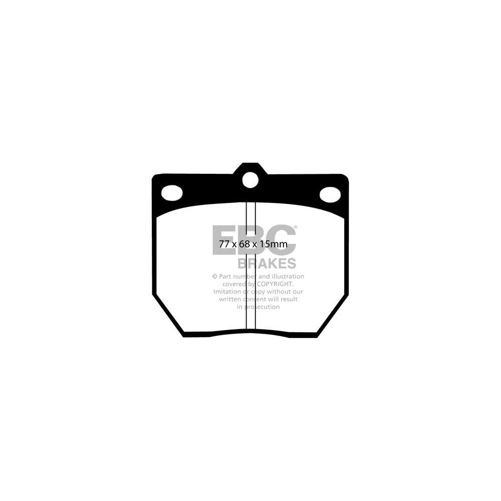 EBC Ultimax Brake Pads 77mm x 68mm DP273 - Front