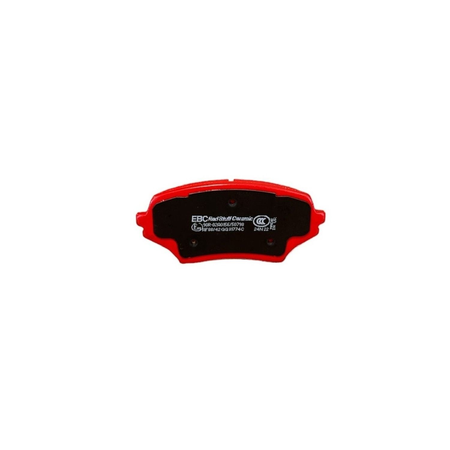 EBC Redstuff Brake Pads 123mm x 58mm DP31774C - Front