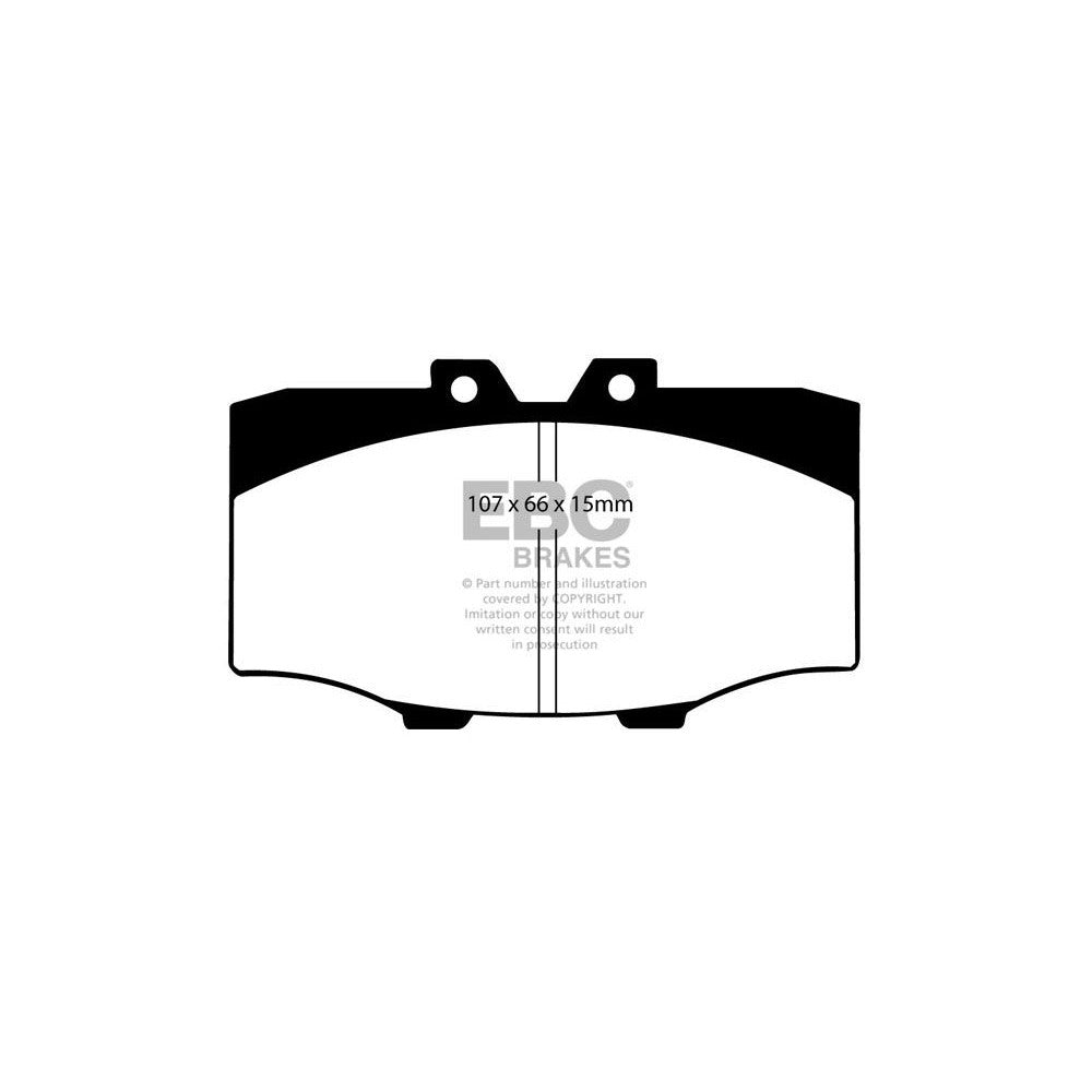 EBC Ultimax Brake Pads 107mm x 66mm DP380 - Front