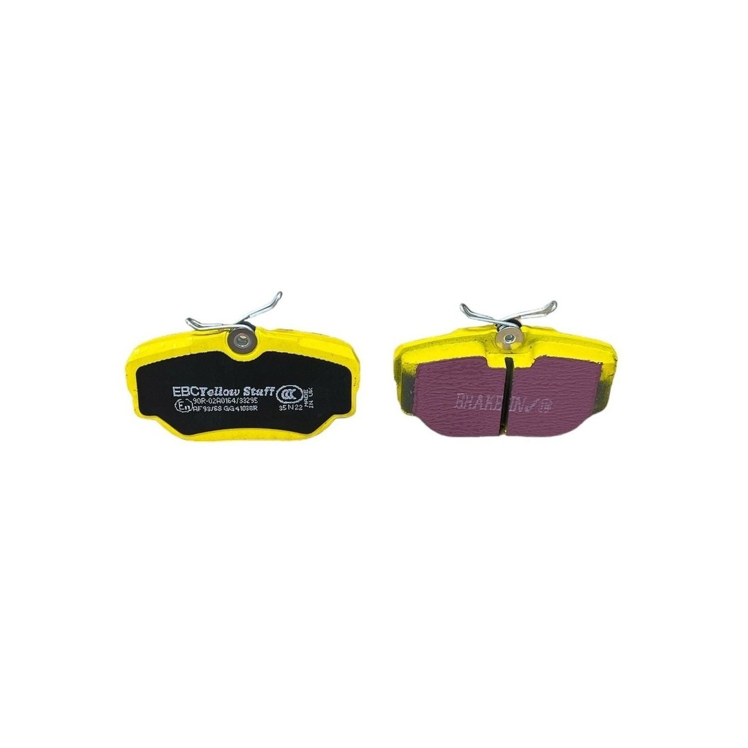 EBC Yellowstuff Brake Pads 95mm x 52mm DP41038R - Rear