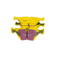 EBC Yellowstuff Brake Pads 156mm x 64mm DP41089R - Front