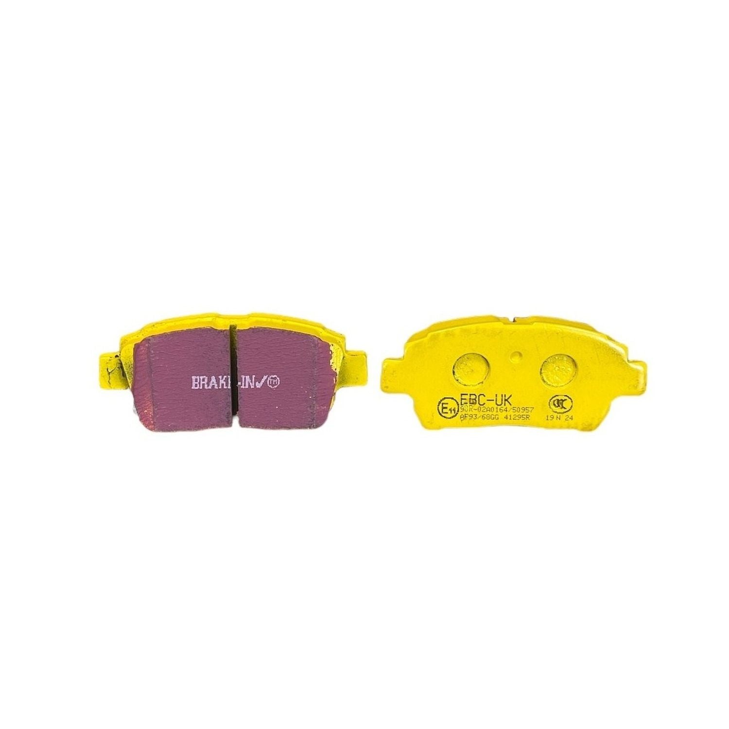EBC Yellowstuff Brake Pads 116mm x 51mm DP41295R - Front