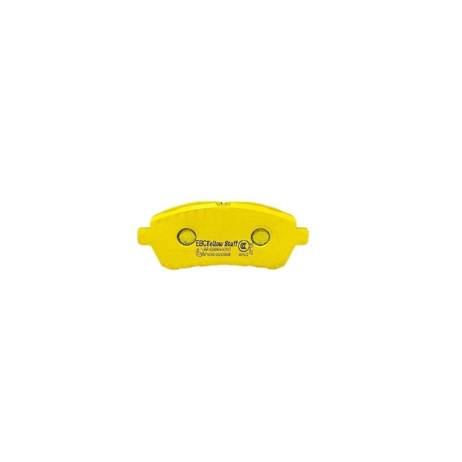 EBC Yellowstuff Brake Pads 126mm x 51mm DP42003R - Front