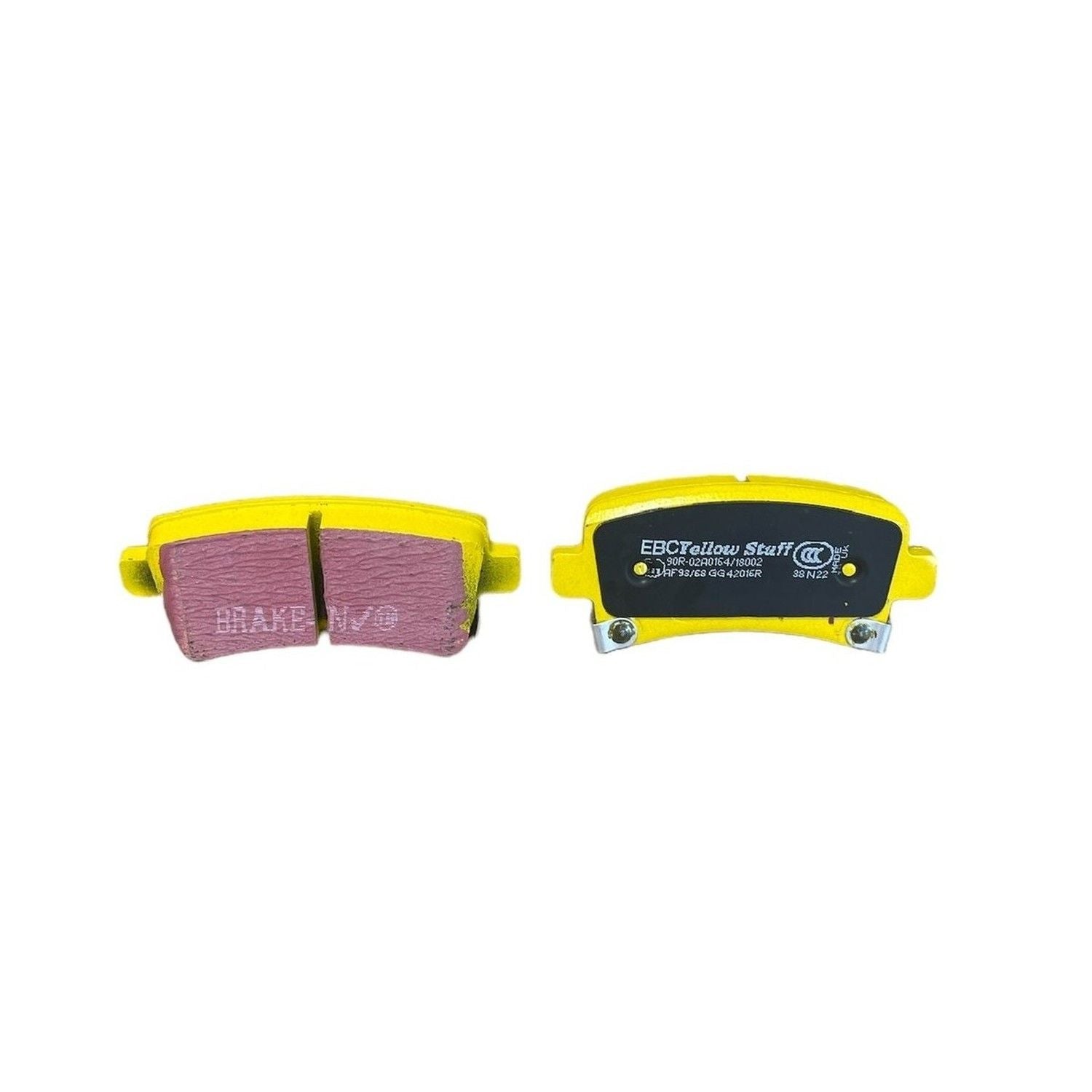 EBC Yellowstuff Brake Pads 107mm x 47mm DP42016R - Rear