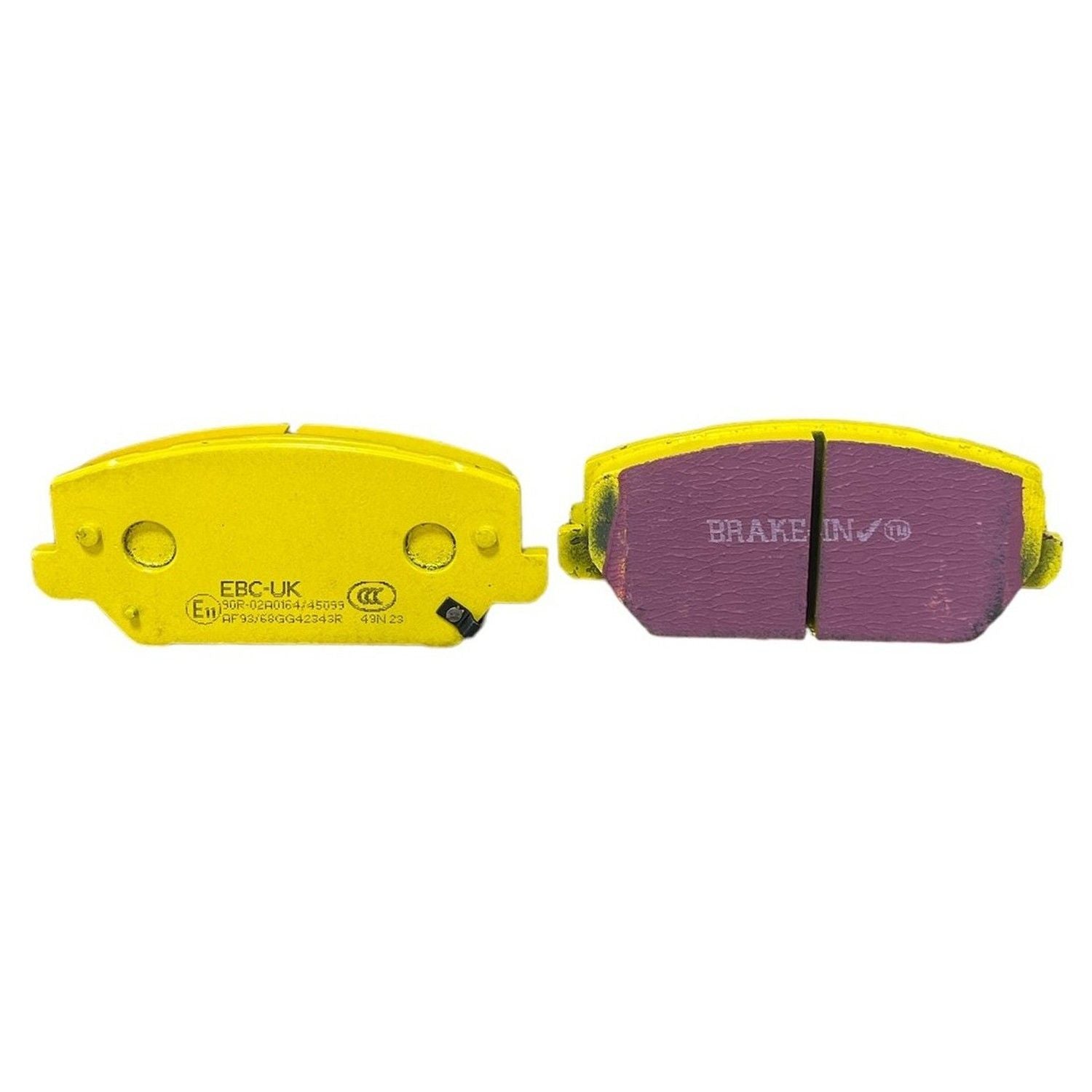 EBC Yellowstuff Brake Pads 140.5mm x 59.9mm DP42343R - Front
