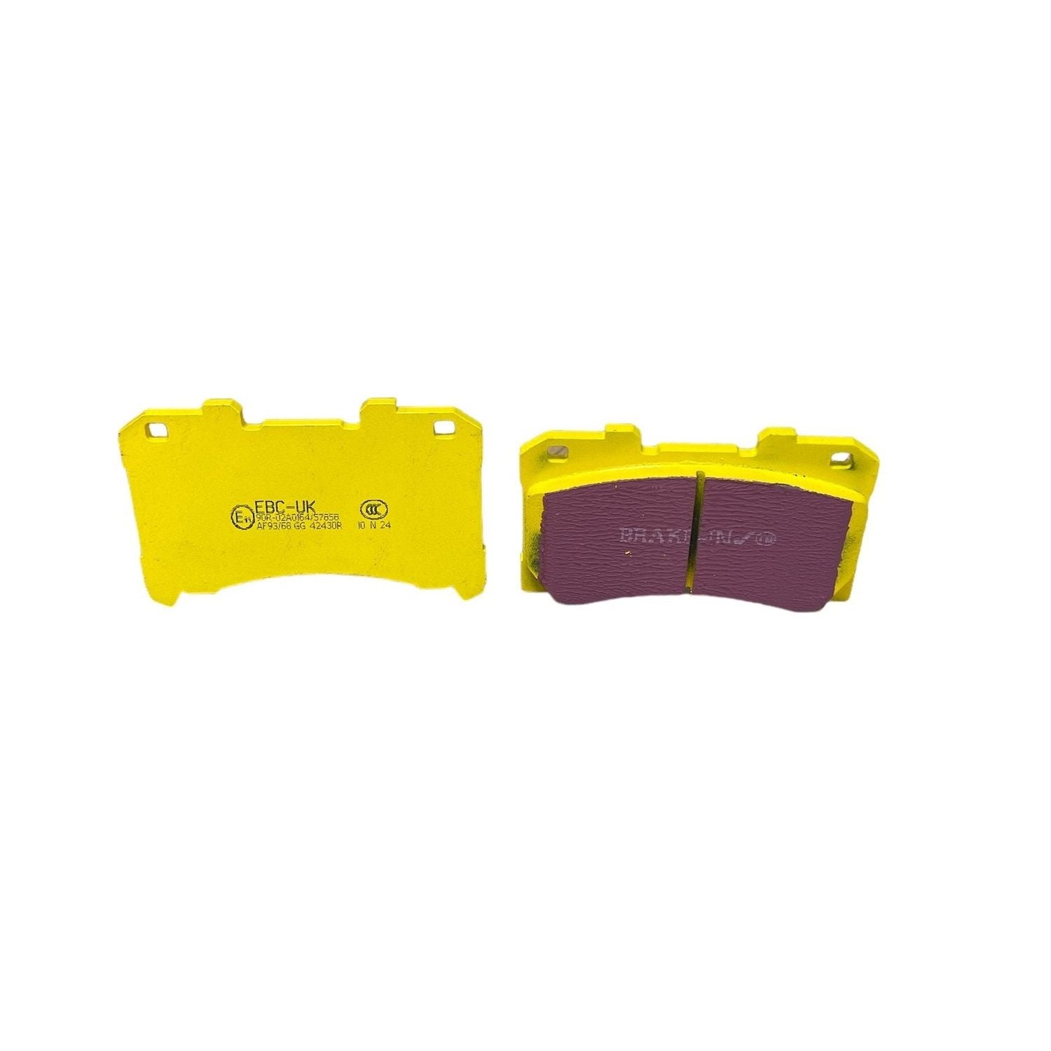EBC Yellowstuff Brake Pads 133.5mm x 85.7mm DP42430R - Front