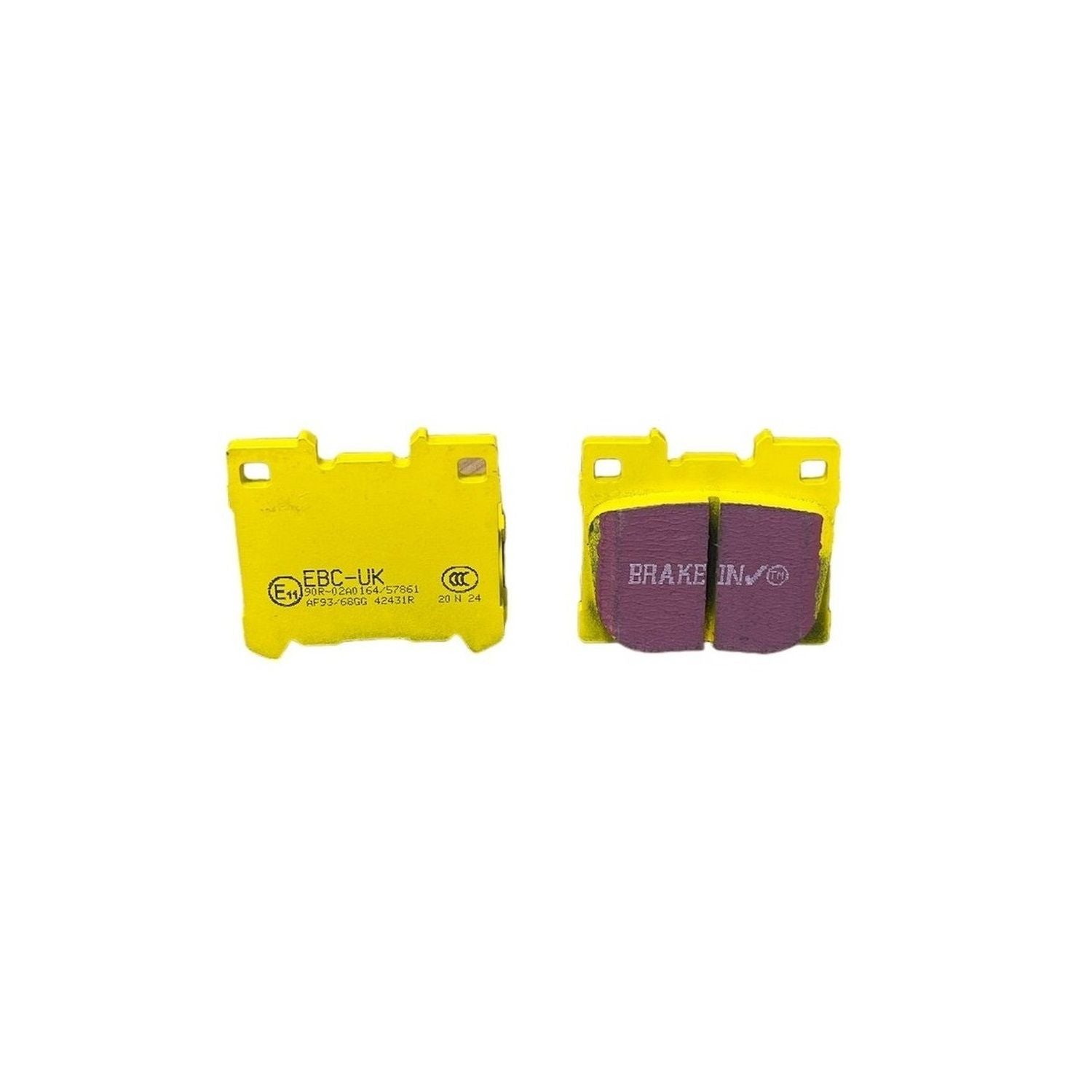 EBC Yellowstuff Brake Pads 75mm x 71.4mm DP42431R - Rear