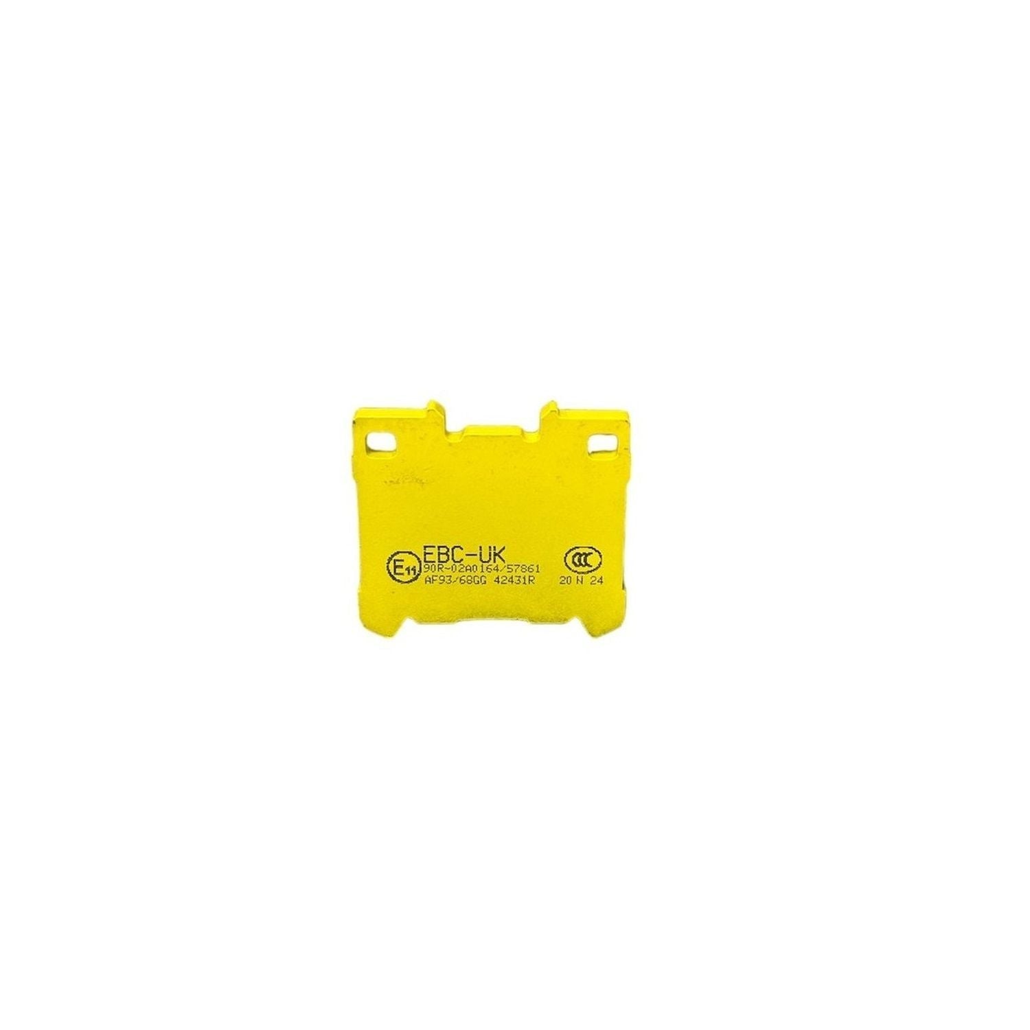 EBC Yellowstuff Brake Pads 75mm x 71.4mm DP42431R - Rear
