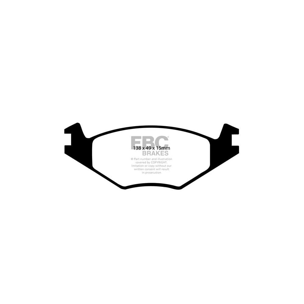 EBC Yellowstuff Brake Pads 138mm x 49mm DP4517R - Front