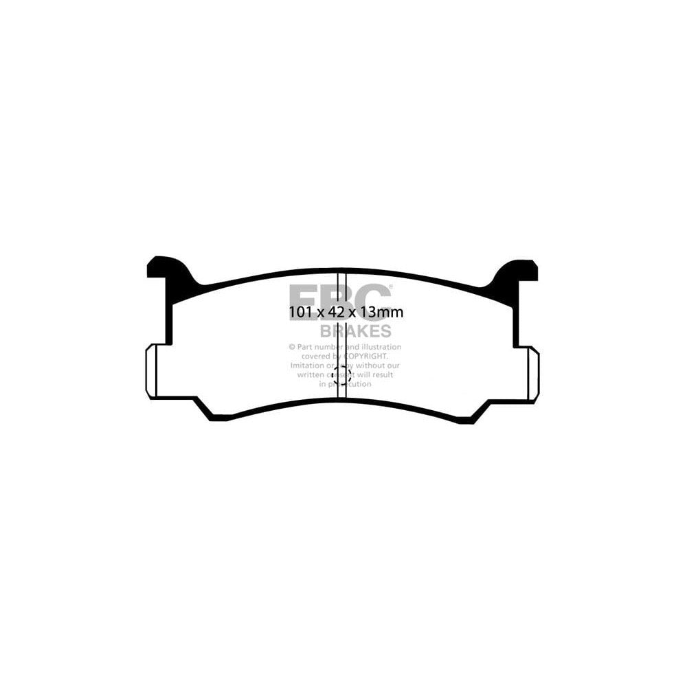 EBC Ultimax Brake Pads 101mm x 42mm DP673 - Rear