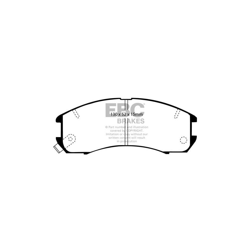 EBC Ultimax Brake Pads 130mm x 52mm DP705 - Front