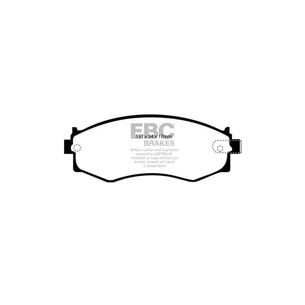 EBC Ultimax Brake Pads 137mm x 54mm DP792 - Front