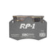 EBC RP-1 Brake Pads 128mm x 81mm DP8036RP1 - Front