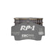 EBC RP-1 Brake Pads 112mm x 73mm DP81208RP1 - Rear