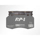 EBC RP-1 Brake Pads 125mm x 71mm DP81539RP1 - Front