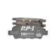 EBC RP-1 Brake Pads 105mm x 38mm DP81666RP1 - Rear