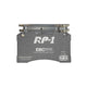 EBC RP-1 Brake Pads 133.5mm x 85.7mm DP82430RP1 - Front