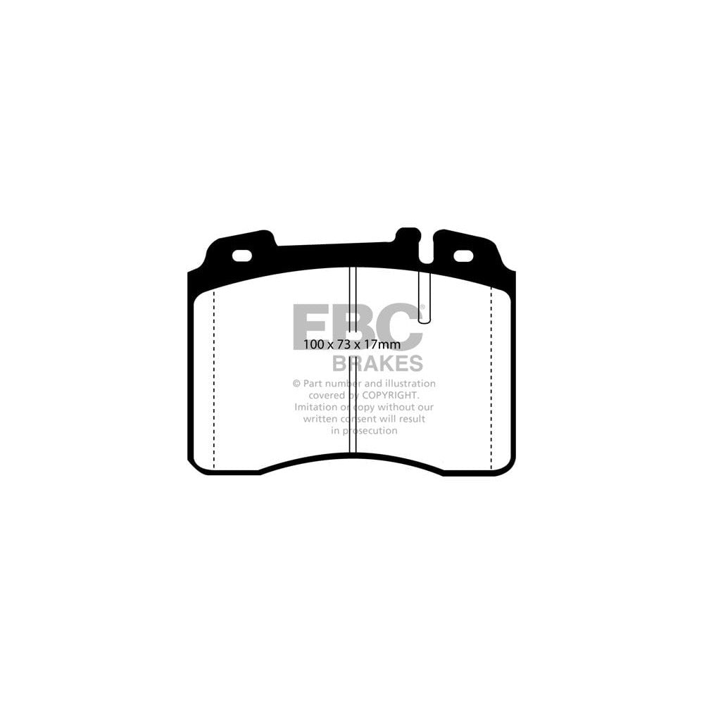 EBC Ultimax Brake Pads 100mm x 73mm DP927 - Front