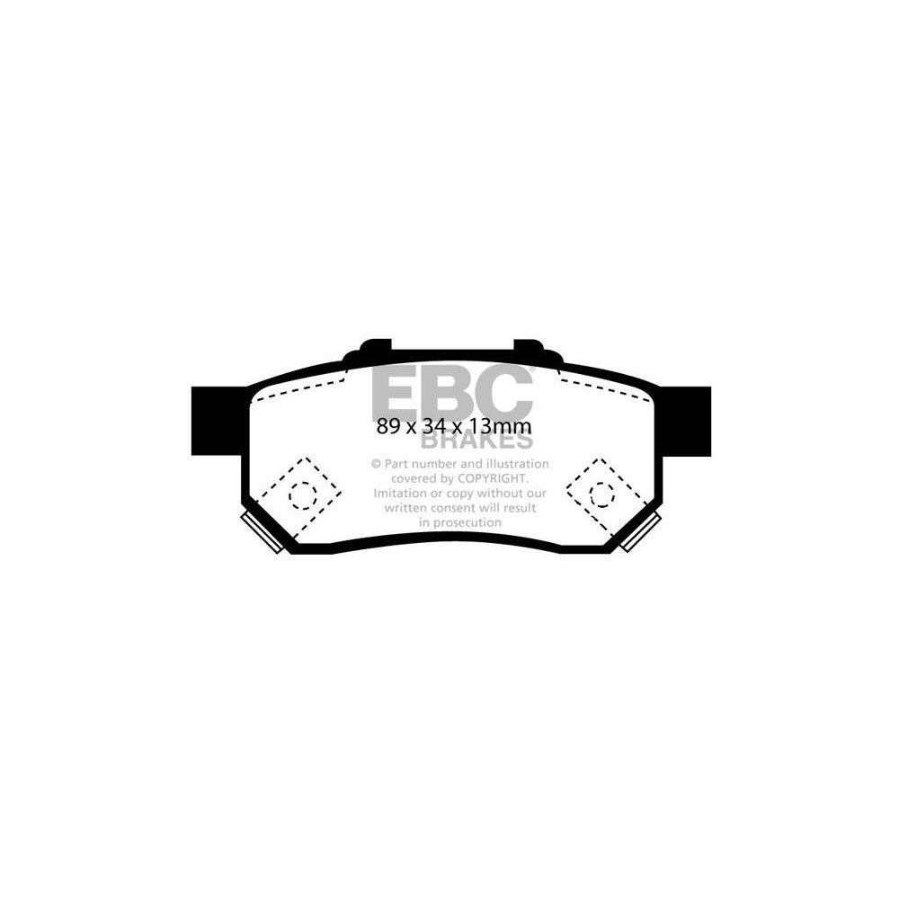 EBC Ultimax Brake Pads 89mm x 34mm DP984/2 - Rear