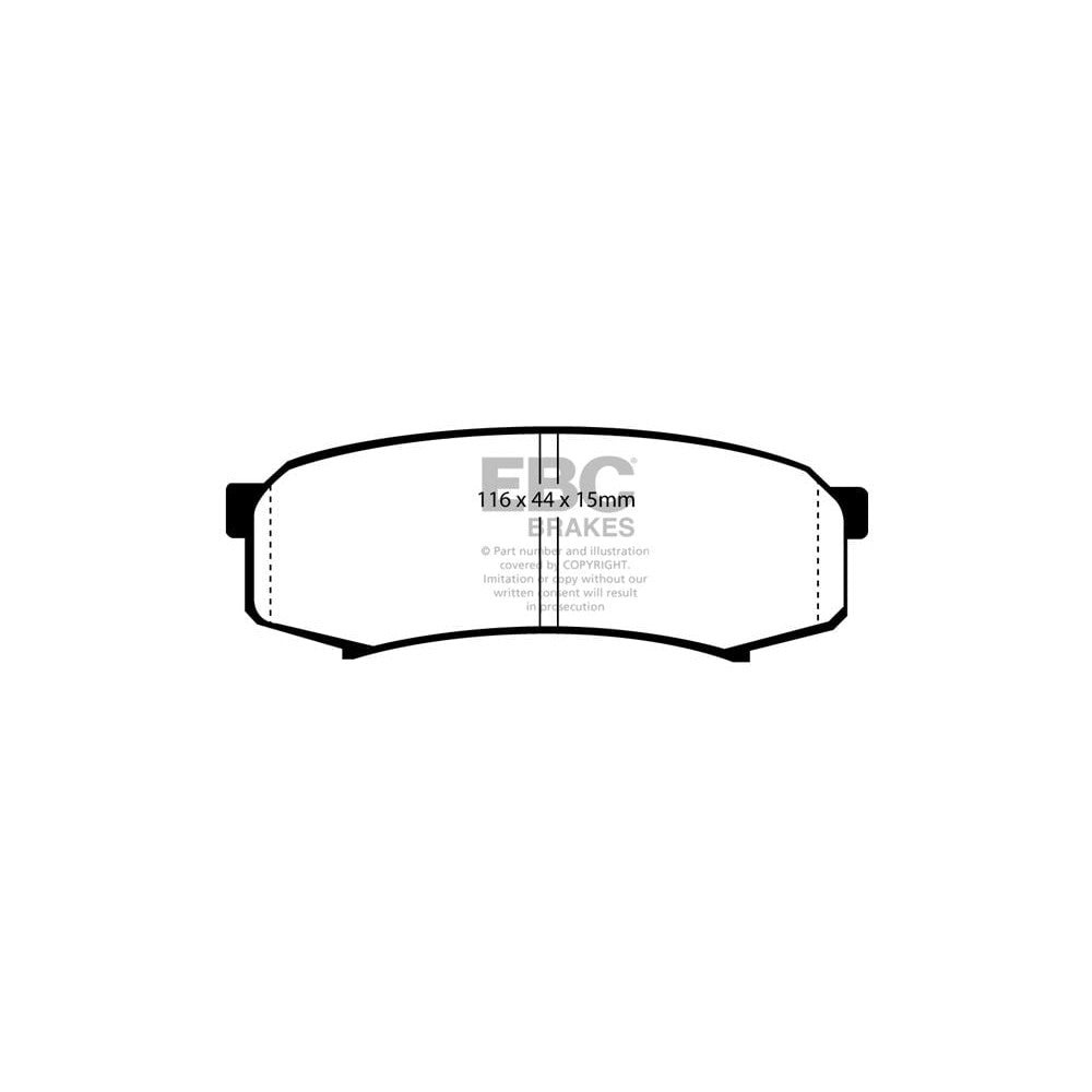 EBC Ultimax Brake Pads 116mm x 44mm DP993 - Rear