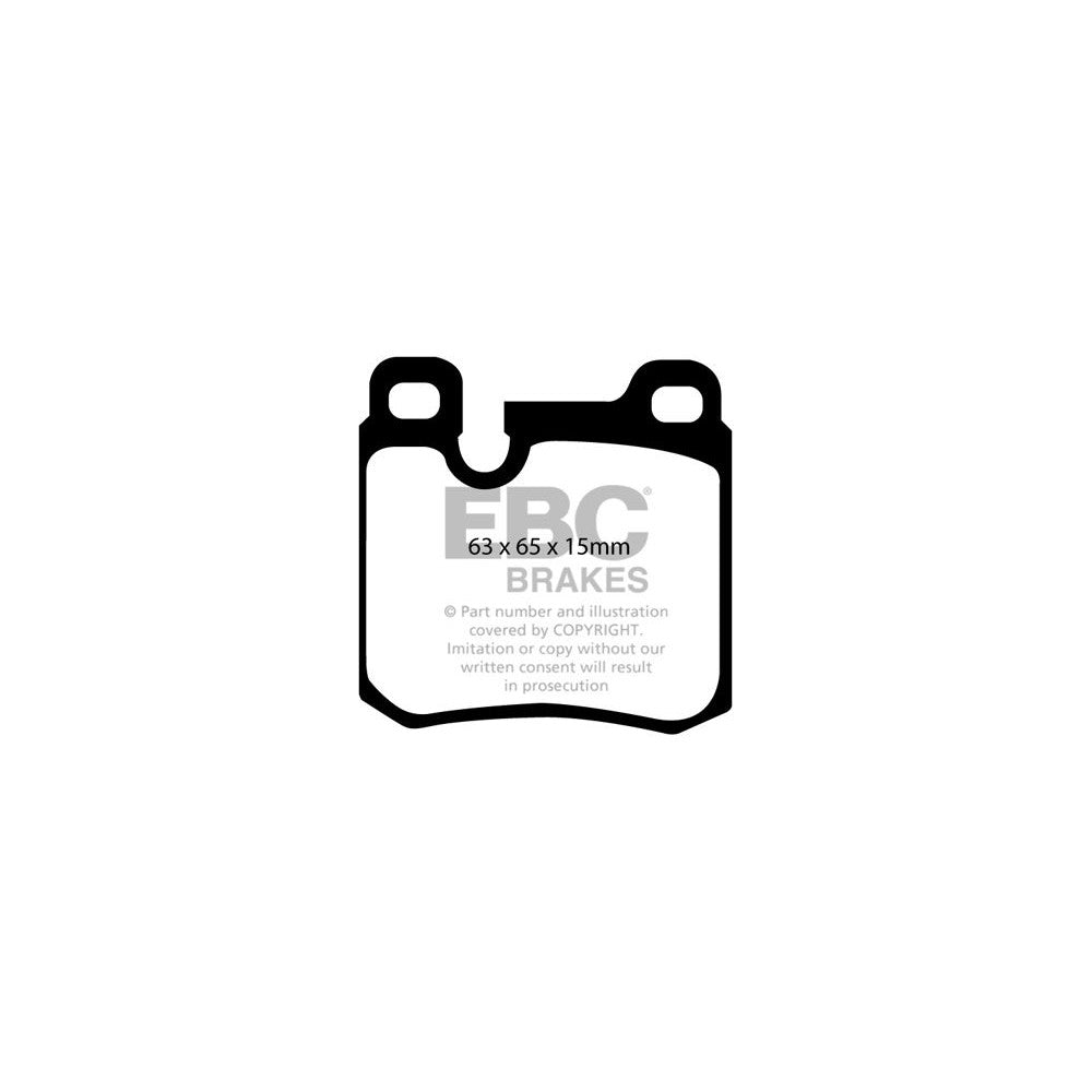 EBC Redstuff Brake Pads 63mm x 65mm DP3996C - Rear