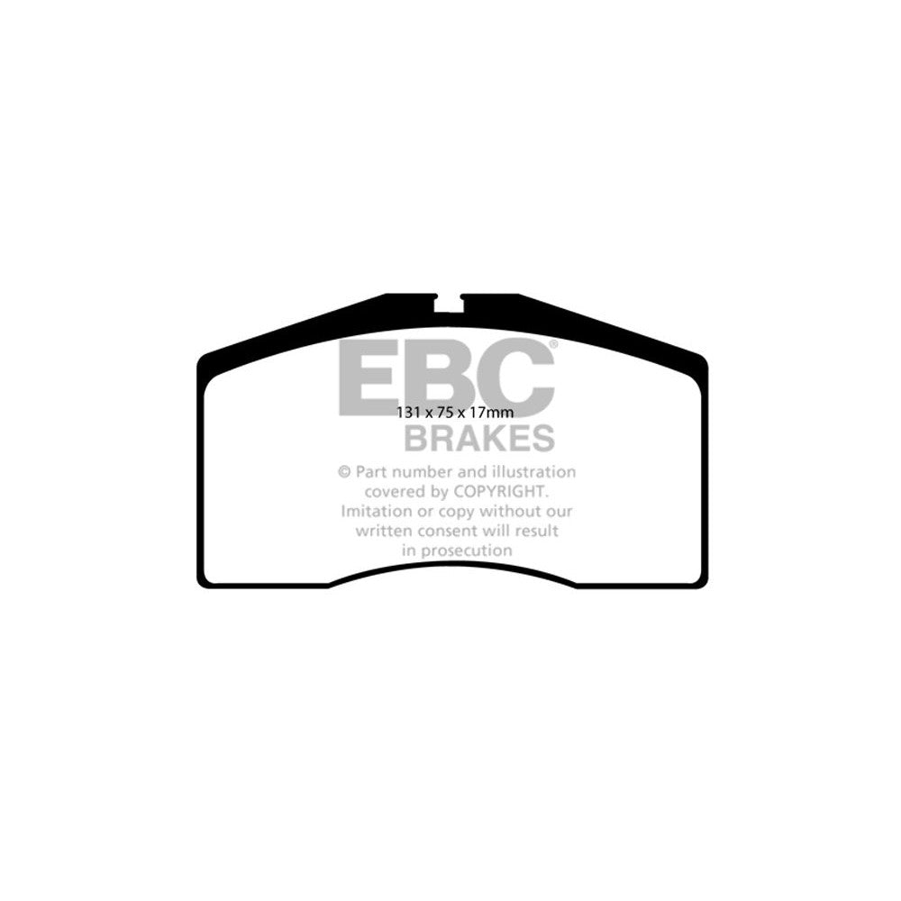EBC RP-X Brake Pads 131mm x 75mm DP8997RPX - Front