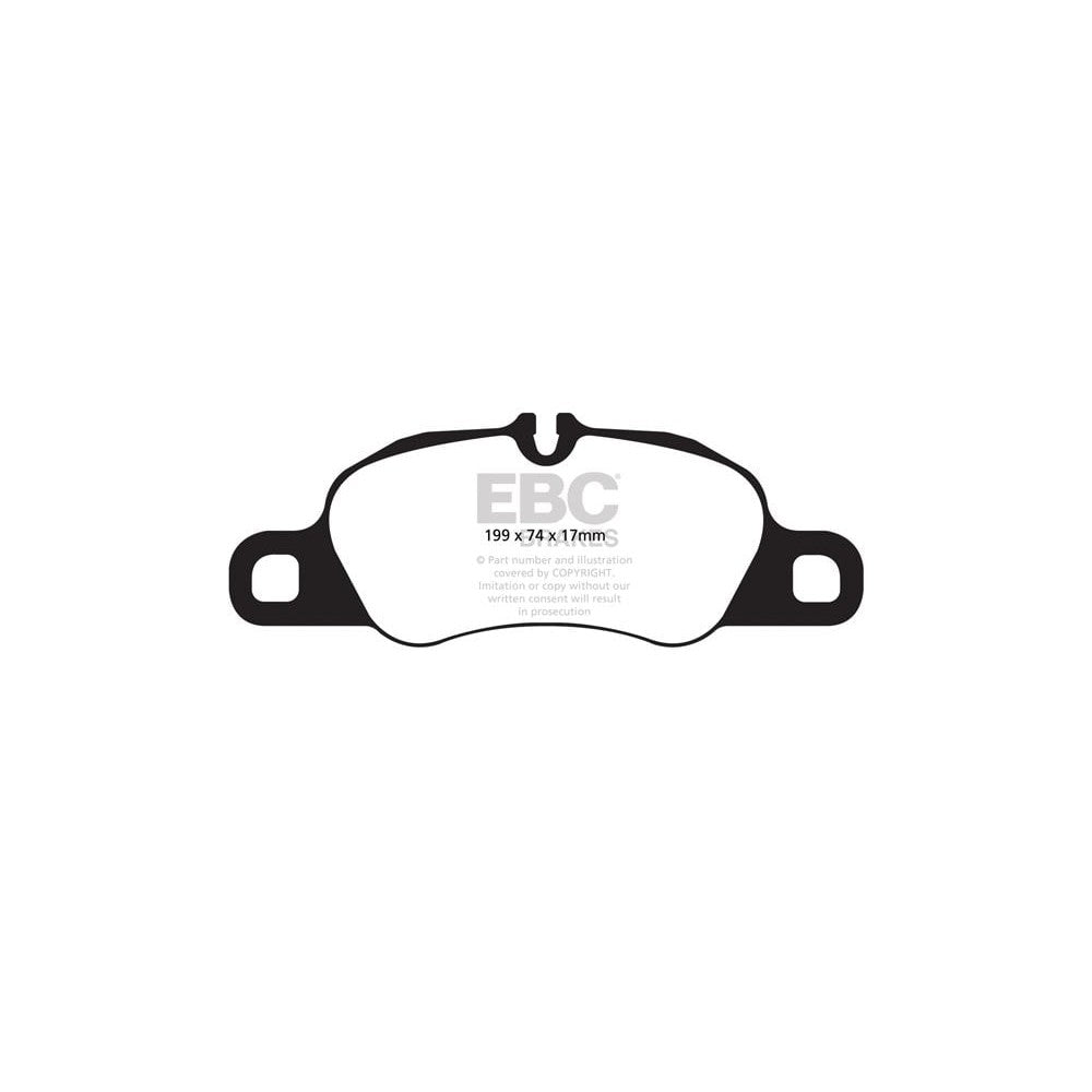EBC RP-X Brake Pads 199mm x 74mm DP82057RPX - Front