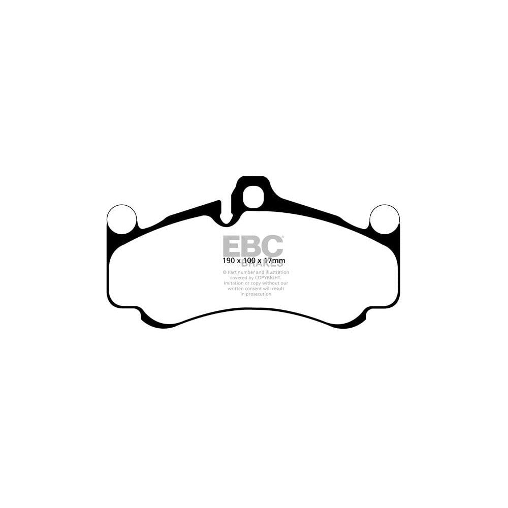 EBC Bluestuff NDX Brake Pads 190mm x 100mm DP52094NDX - Front