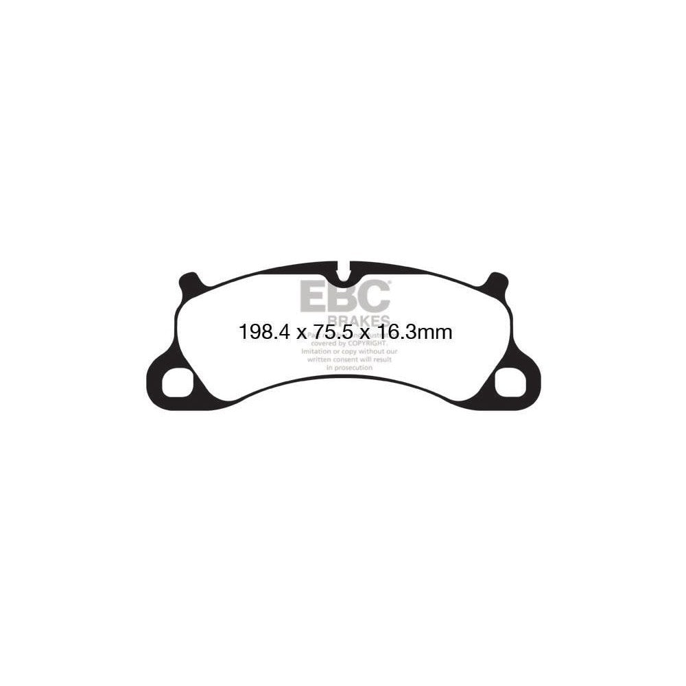 EBC RP-1 Brake Pads 198mm x 75mm DP82144RP1 - Front