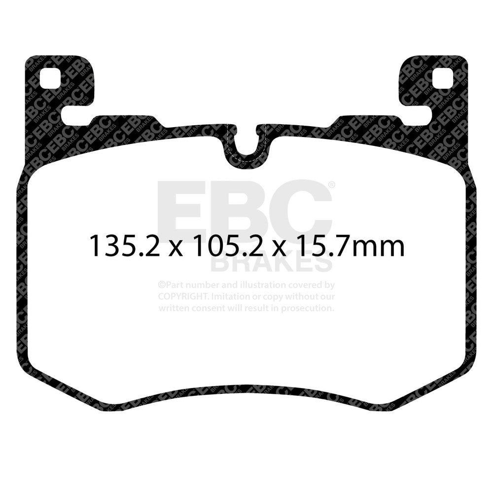EBC Yellowstuff Brake Pads - DP42412R - Front