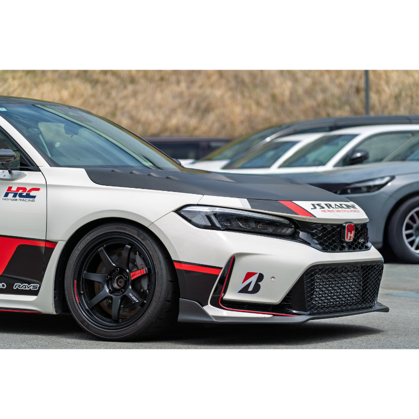 J's Racing Phantom Dry Carbon LS Front Wing Spoiler Honda Civic Type R FL5