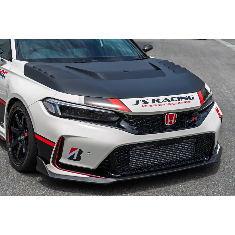 J's Racing Phantom Dry Carbon LS Front Wing Spoiler Honda Civic Type R FL5