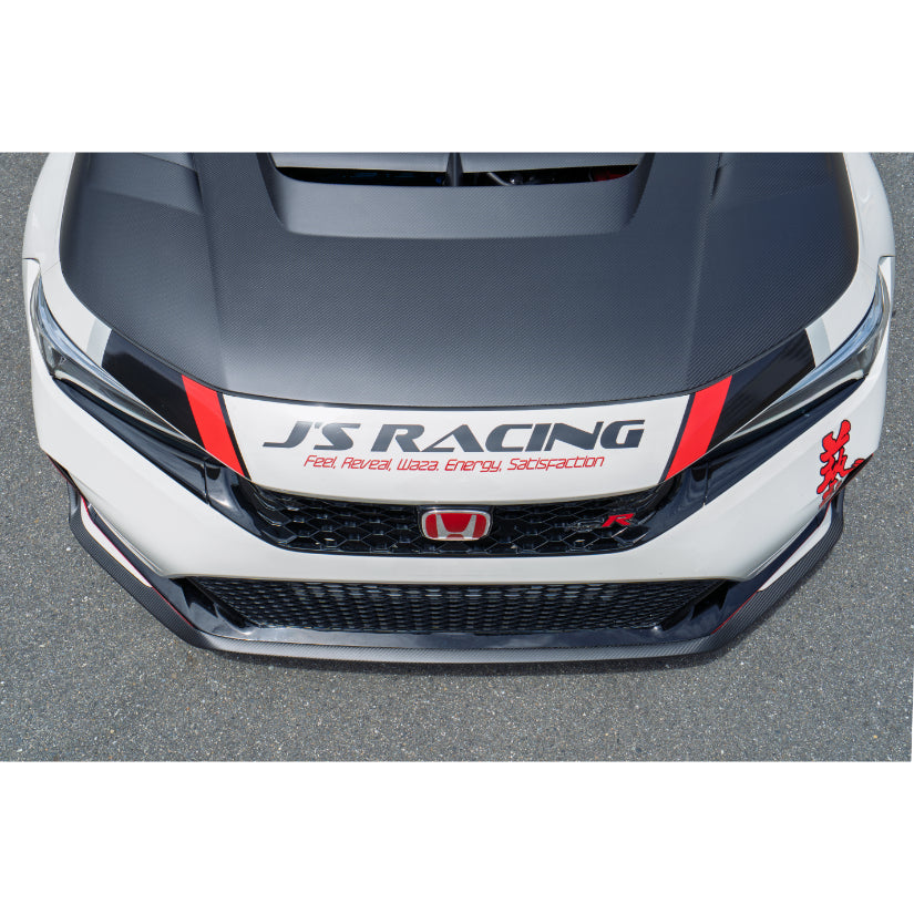 J's Racing Phantom Dry Carbon LS Front Wing Spoiler Honda Civic Type R FL5