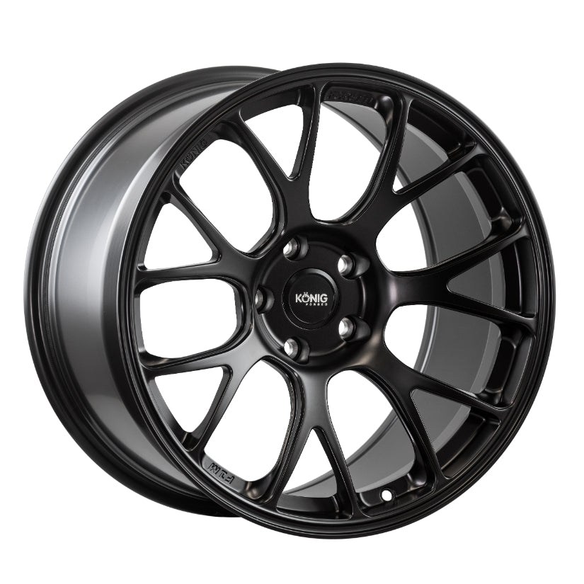 Konig Forged F1M Alloy Wheel 18x9 ET46 5x130 Satin  Black 71.6mm CB